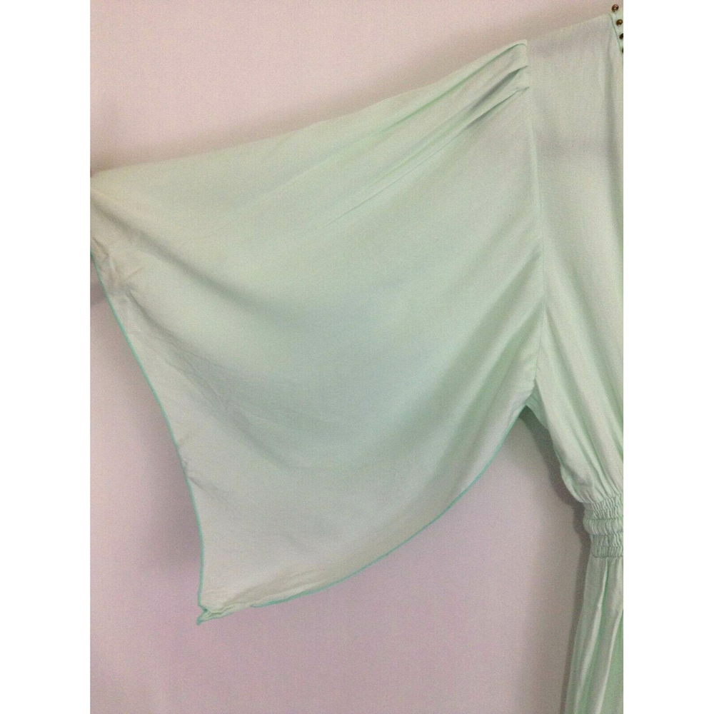 Back From Bali Women's Bathing Suit Cover with Beaded Deep V Neck Size S -XS - Picture 4 of 10